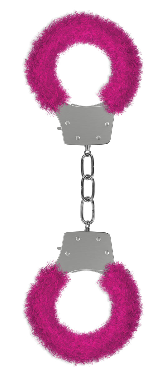 Pleasure Furry Handcuffs - Pink OU-OU004PNK