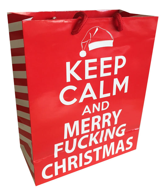 Keep Calm & Merry Fucking Christmas - Gift Bag K-GB632