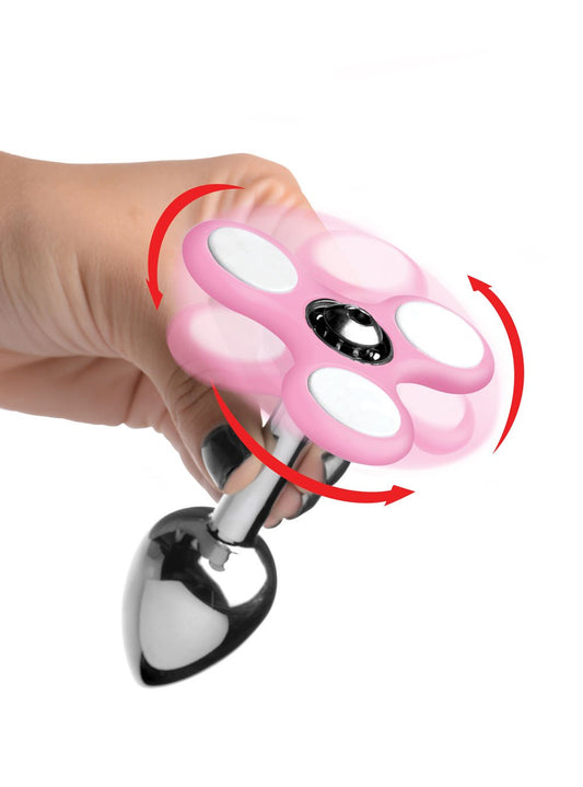 Light Up Fidget Spinner Anal Plug FR-AF606