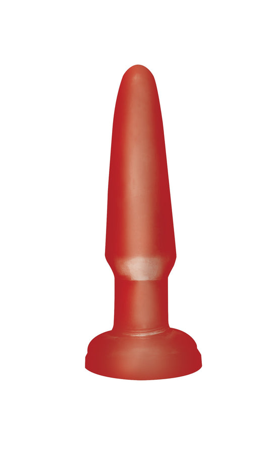 Basix Rubber Works - Beginner's Butt Plug - Red PD4267-15