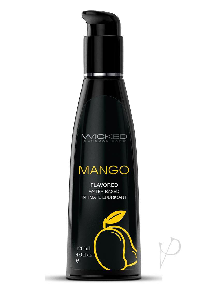 Aqua Mango Water Flavored Water- Based Lubricant - 4 Fl Oz/120ml WS-90464