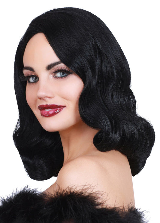 Hollywood Glamour Wig Black DG-11702BLK