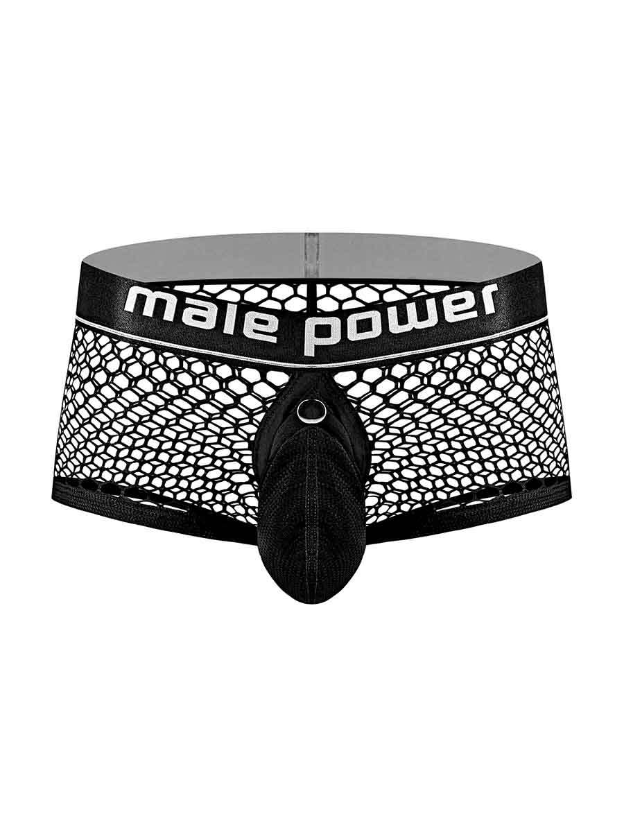 Cock Pit Net Mini Cock Ring Short - Medium Black MP-120260BKMD