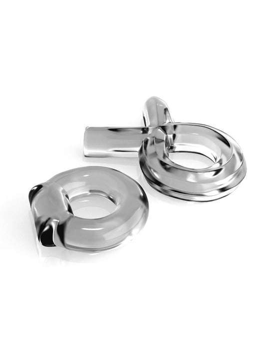 Classix Couples Cock Ring Set Clear PD1998-20