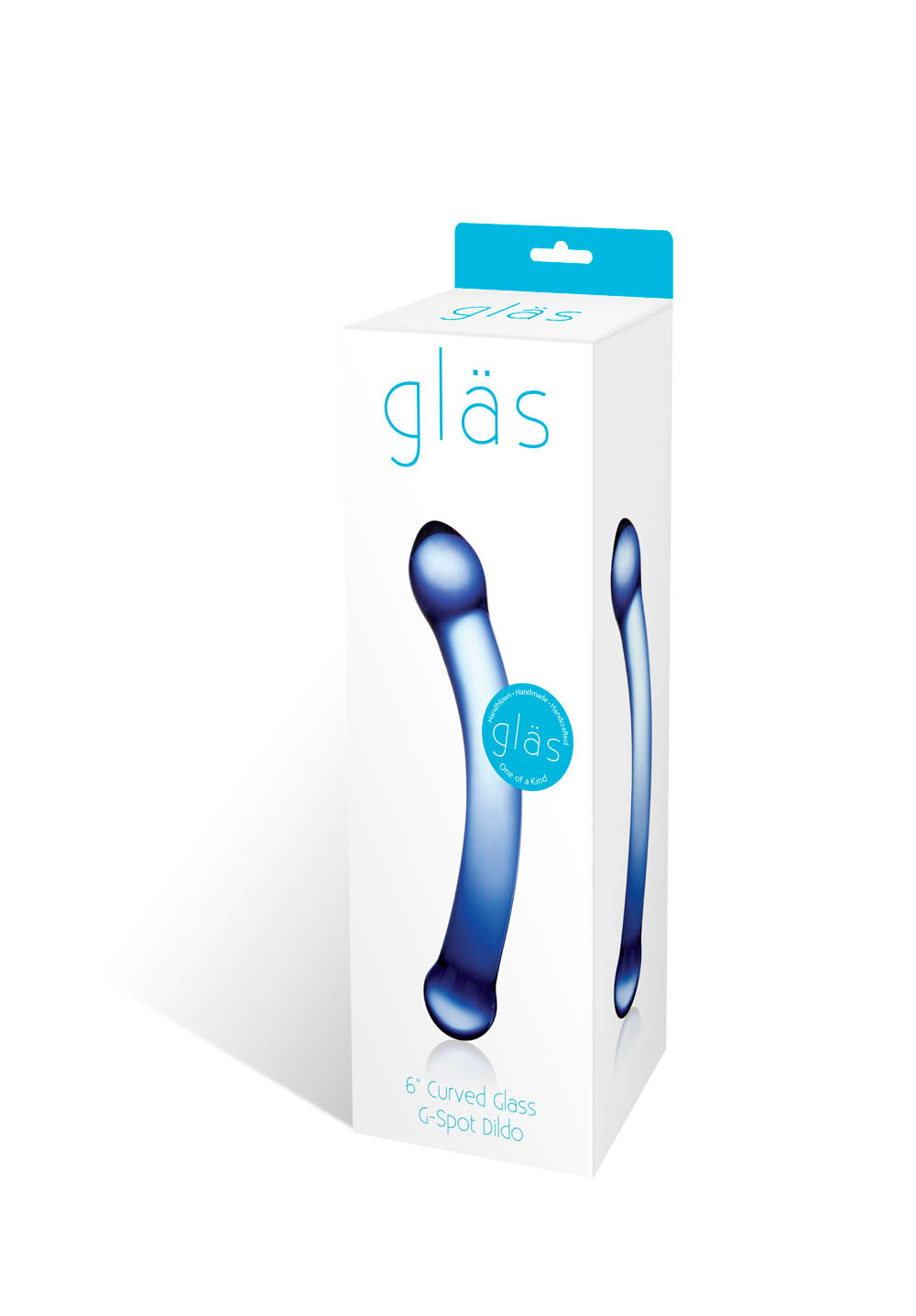 Curved G-Spot 6 Glass Dildo GLAS-147