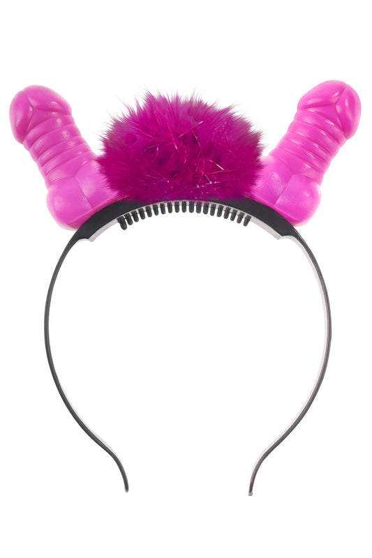 Bachelorette Party Favors Flashing Light-Up  Pecker Headband PD6612-00