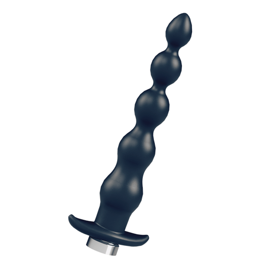 Quaker Plus Rechargeable Anal Vibe - Just Black VI-P1208