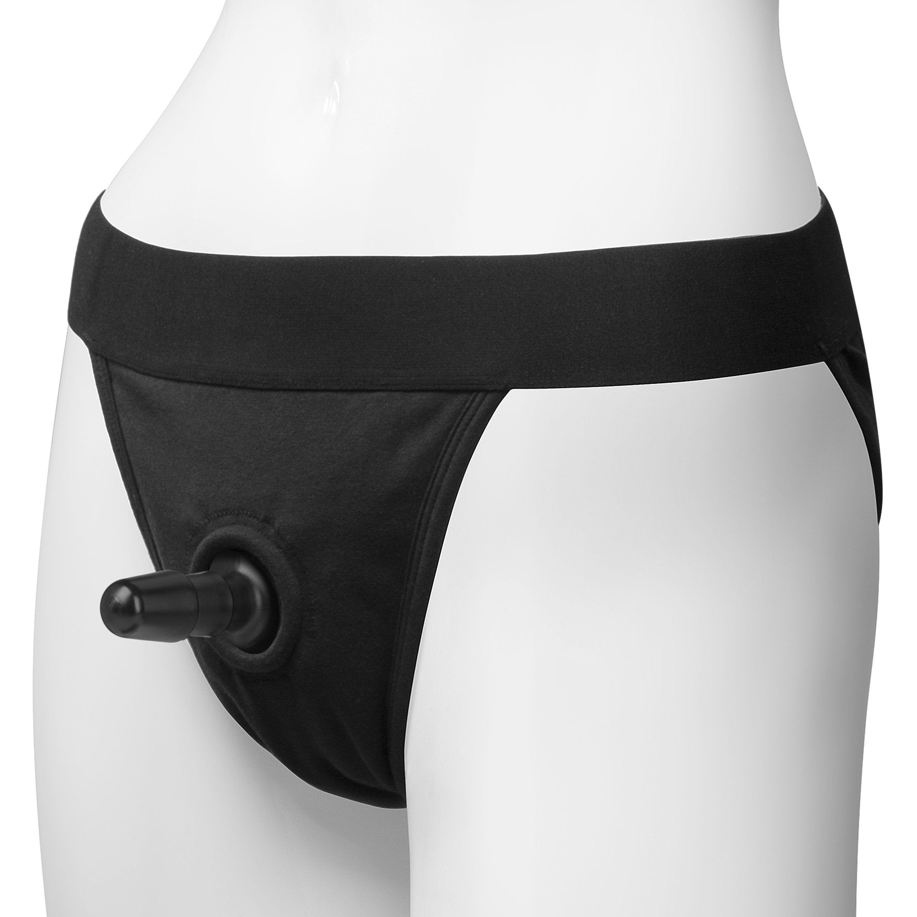 Vac- U- Lock Panty Harness With Plug - Full Back -  L/ Xl DJ1091-02-BX