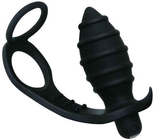Rechargeable Anal Cock Ring & Anal Vibe ZE-RS-1844-2