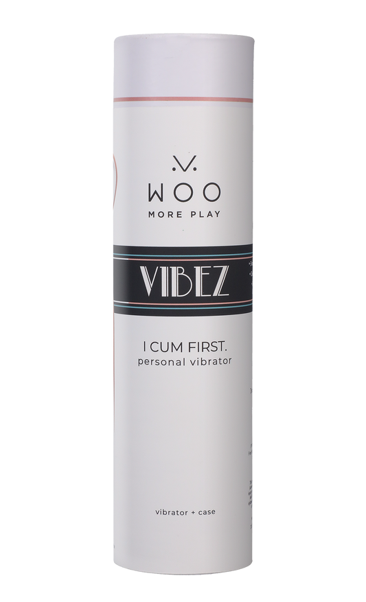 Woo - Vibez - I Cum First - Clitoral Vibrator and  Travel Case DJ4601-01-BX