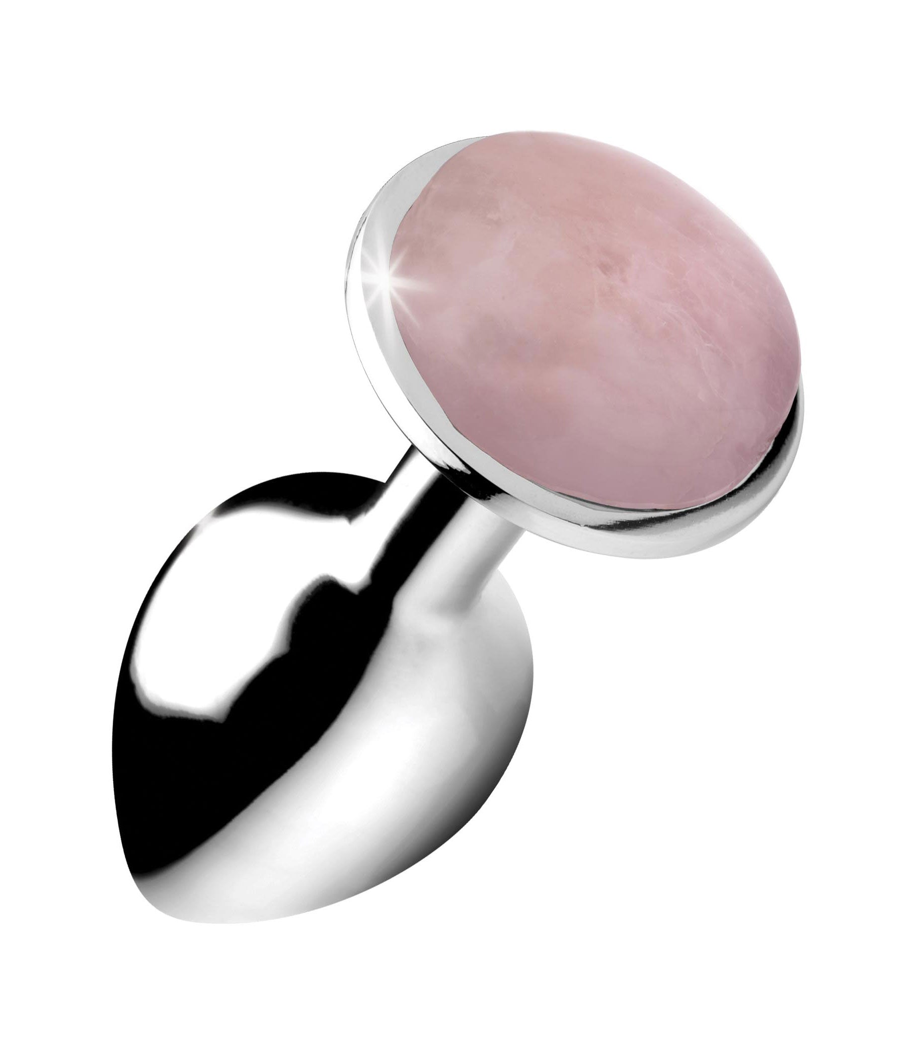 Rose Quartz Anal Plug - Small BTYS-AG734-SML