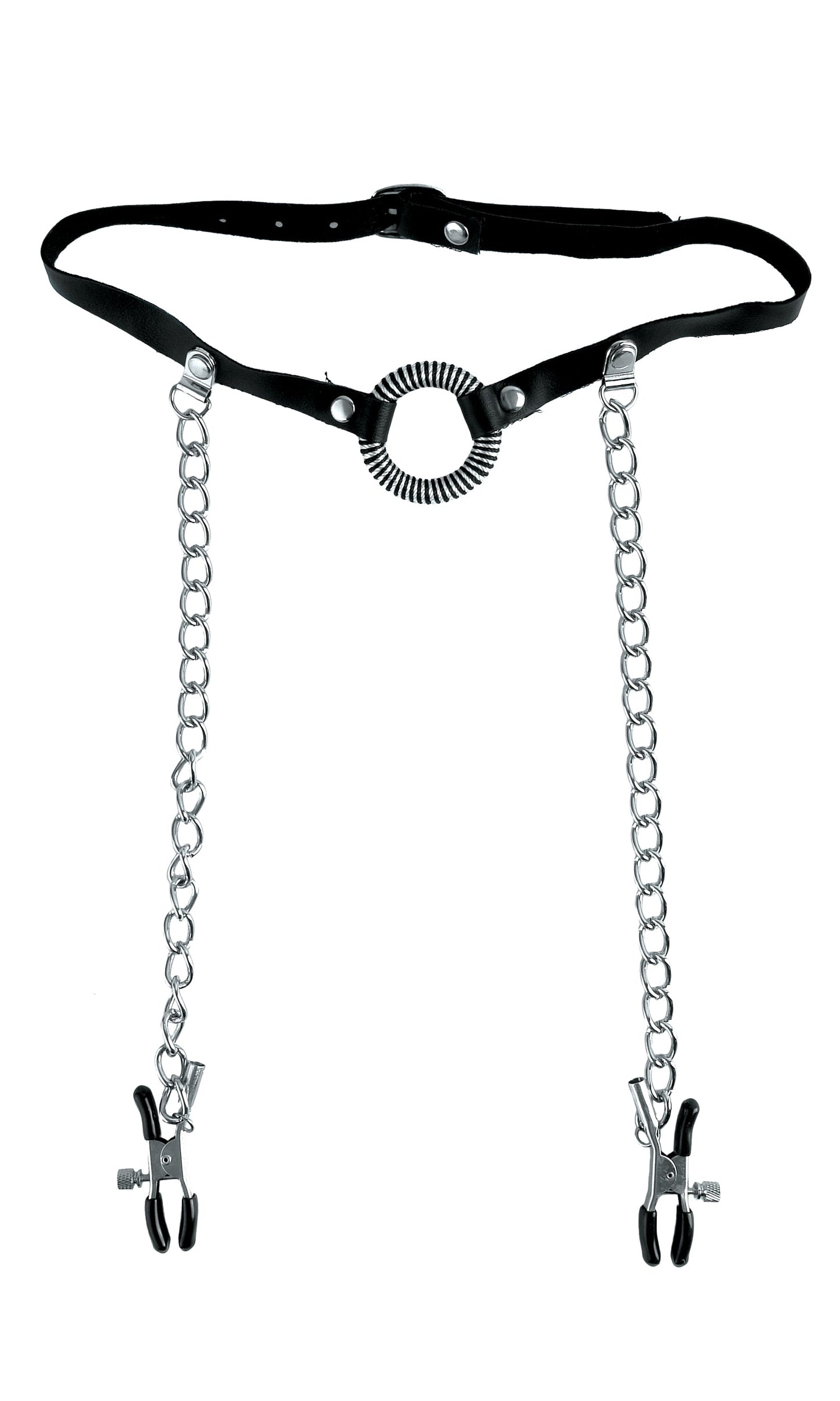 Fetish Fantasy Series Ltd. Ed. O-Ring Gag & Nipple Clamps PD4419-23