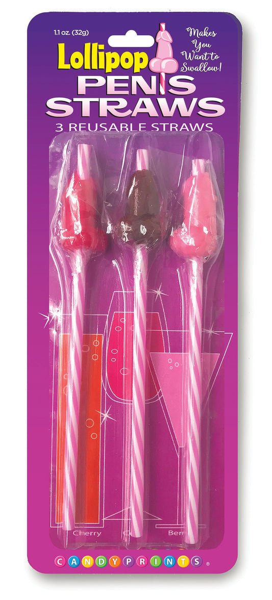 Lollipop Penis Straws CP-950
